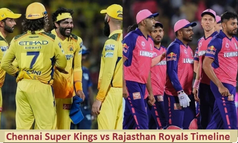 Chennai Super Kings Vs Rajasthan Royals Timeline